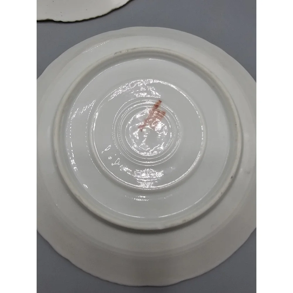 Haviland Limoges Tea‎ Cup Saucer Plates Schleiger 156f Gold Pink Roses Set Of 5